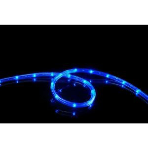 Meilo 16 ft. Blue All Occasion Indoor Outdoor LED Rope Light 360° Directional Shine Decoration-ML12-MRL16-BL 203438525