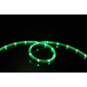 Meilo 16 ft. Green All Occasion Indoor Outdoor LED Rope Light 360° Directional Shine Decoration-ML12-MRL16-GR 205859877