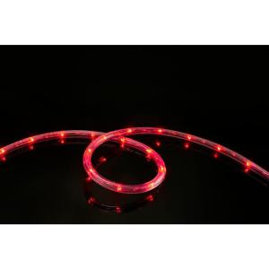 Meilo 16 ft. Red All Occasion Indoor Outdoor LED Rope Light 360° Directional Shine Decoration-ML12-MRL16-RD 203645834