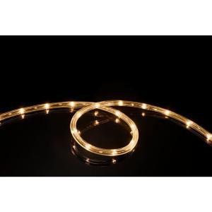 Meilo 48 ft. Soft White All Occasion Indoor Outdoor LED Rope Light 360° Directional Shine Decoration-ML12-MRL48-SW 207203940
