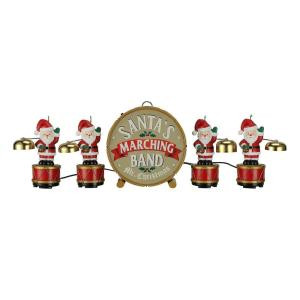 Mr. Christmas 6 in. Santa's Marching Band-23607 206998869