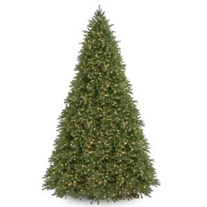 National Tree Company 12 ft. Jersey Fraser Fir Tree with Clear Lights-PEJF1-300-120 302558655