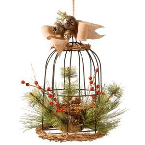 National Tree Company 13 in. Bird Cage Decor-RAC-15318DS13 300487260