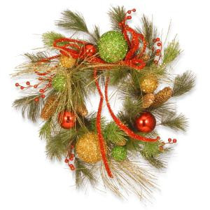 National Tree Company 20 in. Ornament Artificial Wreath-RAC-W060372A 300154659