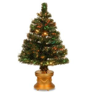 National Tree Company 2.6 ft. Fiber Optic Radiance Fireworks Artificial Christmas Tree-SZRX7-100L-32-1 300496208