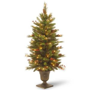 National Tree Company 4 ft. Decorative Collection Long Needle Pine Cone Entrance Artificial Christmas Tree-DC3-178L-40 300120635