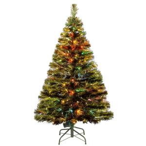 National Tree Company 4 ft. Fiber Optic Radiance Fireworks Artificial Christmas Tree-SZRX7-159-48 300496171