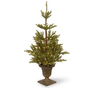 National Tree Company 4 ft. Imperial Spruce Artificial Christmas Tree with Clear Lights-PEIS3-308-40 300120647
