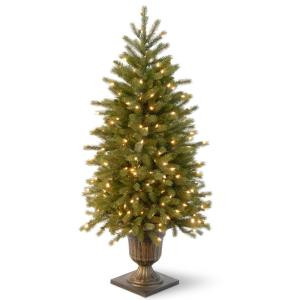 National Tree Company 4 ft. Jersey Fraser Fir Entrance Artificial Christmas Tree with Clear Lights-PEJF1-327-40 300120655
