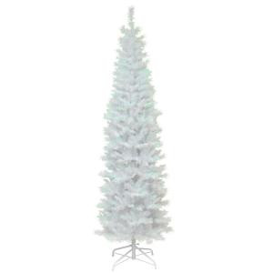 National Tree Company 6 ft. White Iridescent Tinsel Artificial Christmas Tree-TT33-713-60 300487969