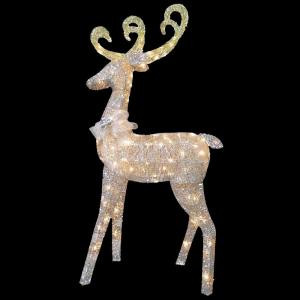 National Tree Company 60 in. Reindeer Decoration with Clear Lights-DF-100064U 205577223