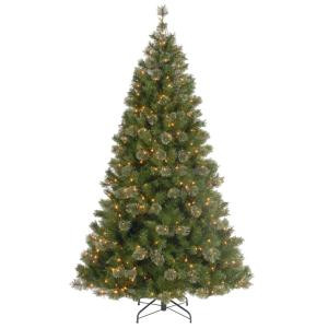 National Tree Company 7-1/2 ft. Atlanta Spruce Hinged Artificial Christmas Tree with 550 Clear Lights-AT7-307-75 207183115