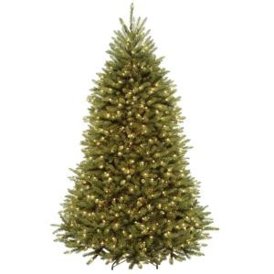 National Tree Company 7 ft. Dunhill Fir Artificial Christmas Tree with Clear Lights-DUH-70LO 207183155