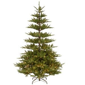 National Tree Company 7.5 ft. PowerConnect Glenwood Fir Artificial Christmas Tree with Clear Lights-PEGW3-307P-75 207183264