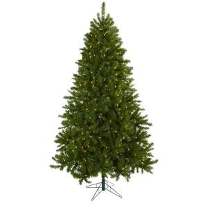 Nearly Natural 7.5 ft. Windermere Artifiicial Christmas Tree with Clear Lights-5374 204688164