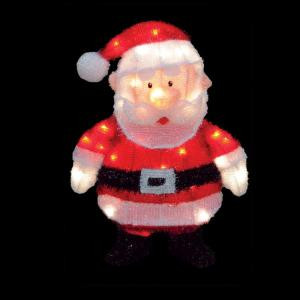 Rudolph 18 in. LED 3D Pre-Lit Santa Claus-90325_MP1 206955446