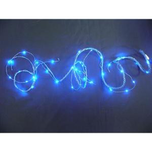 Starlite Creations 9 ft. LED Blue Battery Operated Multi Braided Garland-BR03-B009-A1 202371868