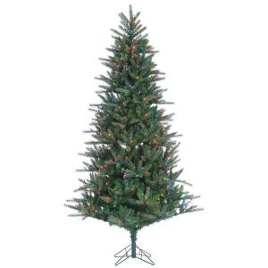 Sterling 7.5 ft. Pre-Lit Natural Cut Franklin Spruce Artificial Christmas Tree with Multi Lights-6256--75M 206482520