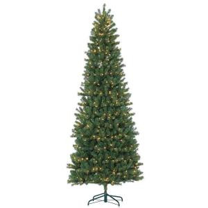 Sterling 9 ft. Pre-Lit Natural Cut Slim Montgomery Pine Artificial Christmas Tree with Clear Lights-6275--90C 206482524