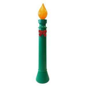 United Solutions 40 in. Green Candle Bow with light-UP8058 303046902