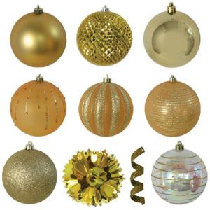 Variety Gold Ornament Pack (40-Count)-70-687-00 204635592