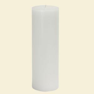 Zest Candle 3 in. x 9 in. White Hand-poured Pillar Candles Bulk (Case of 12)-CPZ-093_12 203363244