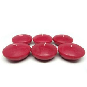 Zest Candle 3 in. Red Floating Candles (Box of 12)-CFZ-052 203362969