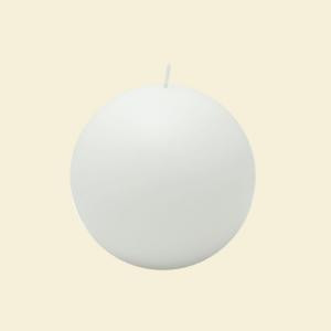 Zest Candle 4 in. White Ball Candles (2-Box)-CBZ-025 203362774