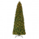 12 ft. Pre-Lit LED Sierra Nevada Quick Set Artificial Christmas Slim Tree x 3,662 Tips with 900 Indoor Warm White Lights-TGC0P3A38L01 206795409