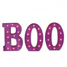 14 in. H Battery Operated Metal BOO Sign-2211690 206508925