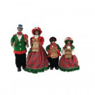 15 in. to 18 in.  African American Victorian Carolers with Caroling Books,  (4-Set)-4150 303068674