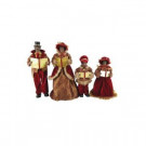 15 in. to 18 in. African American Victorian Carolers with Caroling Books, (4-Set)-4250 303068559