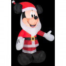 2.5 ft. W x in. 3.5 ft. H Mickey Mouse with Santa Beard-35474X 302848218