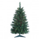 3 ft. Pre-Lit Colorado Spruce Artificial Christmas Tree with 100 UL Lights and 21 in. Base-1484--30M 300661366