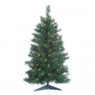 3 ft. Pre-Lit Colorado Spruce with 100 Clear Lights and 21 in. Base-1484--30C 300659271