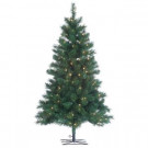4 ft. Indoor Pre-Lit Colorado Spruce Artificial Christmas Tree with 150 UL Lights-1484--40C 300661806
