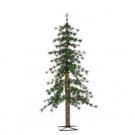 4 ft. Pre-Lit Hard Needle Alpine Christmas Tree with Natural Looking Metal Trunk-5417--40C 302452278