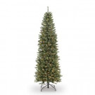 4 ft. Pre-lit Incandescent Fraser Fir Pencil Artificial Christmas Tree with 150 UL Clear Lights-277-FFPT-45C15 303220718