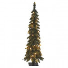 4 ft. Pre-Lit Pencil Slim Artificial Tree with 70 UL Lights-15960 303069915