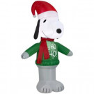 42 in. Inflatable Airblown Snoopy with Ho Ho Ho Sweater-15375 301809591