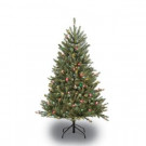 4.5 ft. Pre-Lit Fraser Fir Artificial Christmas Tree with 250 Multi-Colored UL listed Lights-277-FF-45M25 302550834