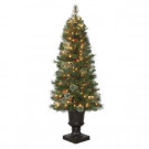 4.5 ft. Pre-Lit LED Alexander Pine Artificial Christmas Potted Tree x 263 Tips, 150 UL Indoor/Outdoor Warm White Lights-TV46M5311L02 206795400