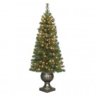 4.5 ft. Pre-Lit LED Wesley Pine Artificial Christmas Potted Tree x 263 Tips with 150 Warm White Lights-TV46M2L46L03 206795381