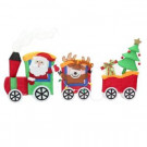 72 in. Lighted Tinsel Train with Santa-TY443-1314 204357785