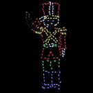 72 in. Pro-Line LED Wire Decor Saluting Soldier-96588_MP1 206930369