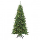 7.5 ft. Pre-Lit LED Kingston Pine Artificial Christmas tree with Color Changing Function-6368--75CM 302452295