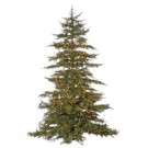 7.5 ft. Pre-Lit LED Natural Cut Monaco Pine Christmas Tree with Micro Lights-6363--75MLWW 302452303