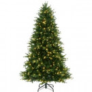 7.5 ft. Pre-Lit LED Natural Noble Fir Artificial Christmas Tree with Color Changing Lights-7289103-IP69HO 206771103