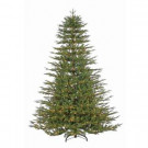 7.5 ft. Pre-Lit Natural Cut Northwoods Spruce Artificial Christmas Tree with Power Pole-6603--75C 302452306