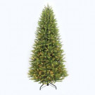 7.5 ft. Pre-Lit Slim Washington Valley Spruce Artificial Christmas Tree with 500 Warm White LED Lights-114-GFSL-75LW5 302550808